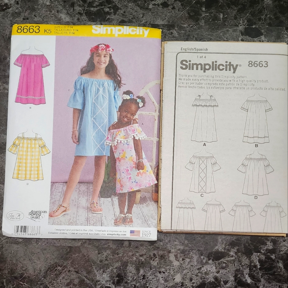 4 Simplicity Sewing Patterns - Picture 4 of 9